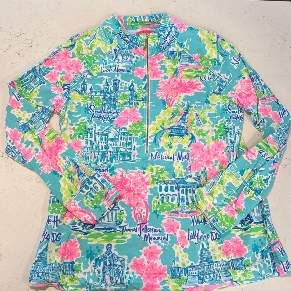 Lilly Pulitzer Popover Washington DC EUC XL